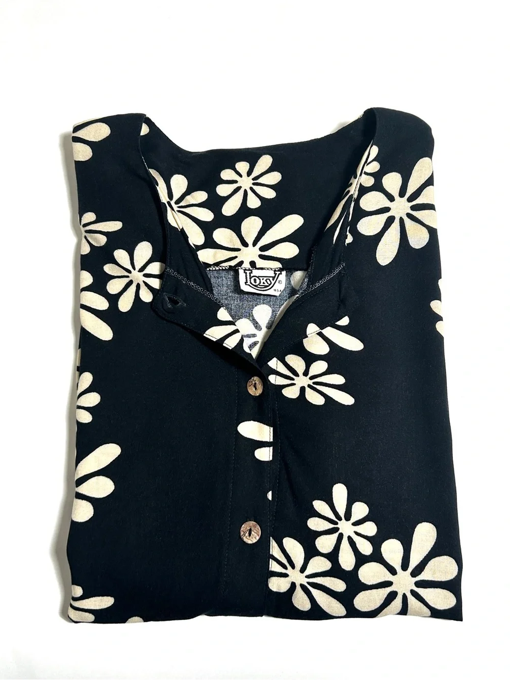 Vintage 80’s Loky Daisy Tunic/top  Size xs/s